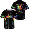 Customized Name LGBT Pride AOP Baseball Jersey, Custom LGBT Shirts, Pride Clothi