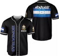 Custom Personalized Honduras Flag Baseball Jersey Shirt