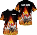Custom Personalized Name Bowling Shirts for Men and Women 3D, Bowling Shirts for Team Size S - 5XL