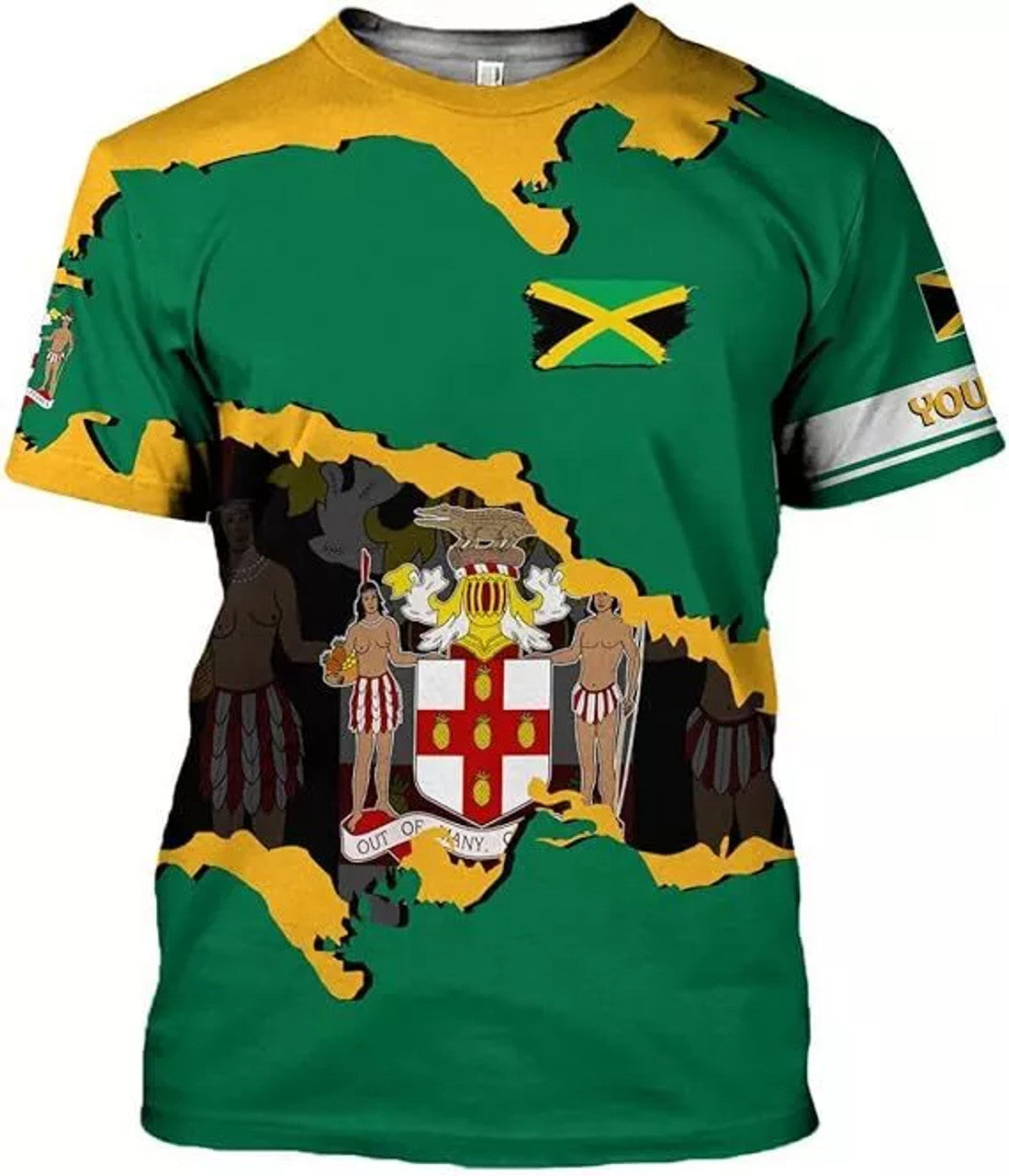 Custom Jamaica Shirts for Women and Mens Jamaica Flag Shirt Gift for Jamaica