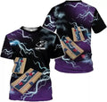 Custom 3D Cornhole T-Shirt Personalized Cornhole Team Uniform Gift for Men
