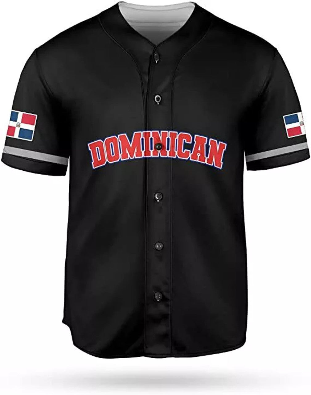 Custom Personalized Dominican Republic Baseball Jersey Shirt, Custom Team Name Republic Dominic