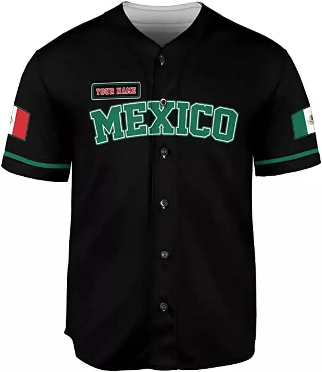 Custom Personalized Mexico Mexican Baseball Shirt Customized Team Name Mexican Aztec Baseball Jersey