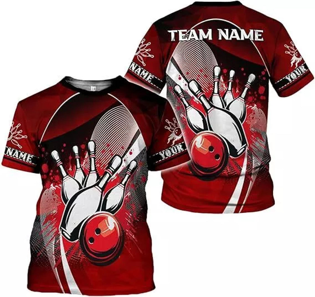 Custom Bowling Shirts for Men and Women 3D, Bowling Shirts for Team Bowling