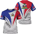 Custom Haiti Shirts for Men Women Haitian Pride