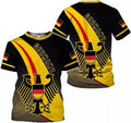 Custom Germany Shirt 3D Custom German Shirt gift for Men and Women German Flag Shirt