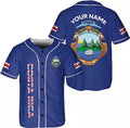 Custom Costa Rica Baseball Jersey Costa Rican Baseball Jersey for Men Women
