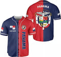 Custom Personalized Panama Baseball Jersey Camisa Shirt Panamanian Flag Jersey, Panama