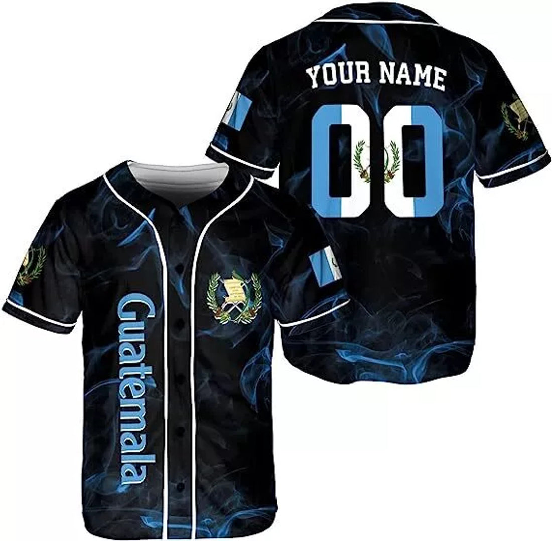 Custom Personalized Guatemala Baseball Jersey, Custom Guatemala Jersey for Men Women