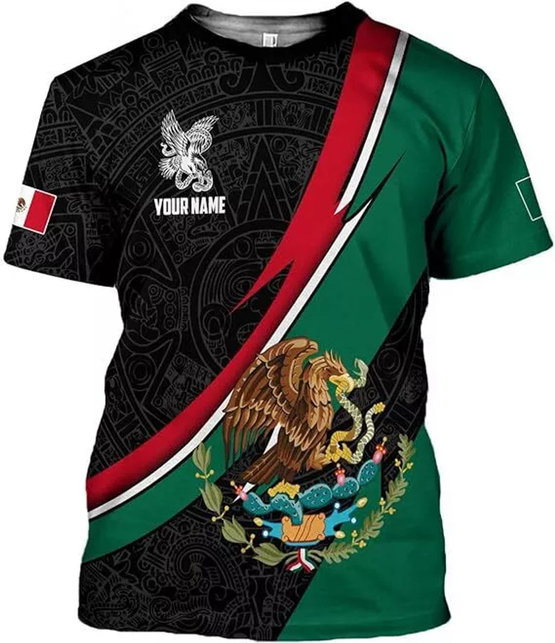 Mexican Shirts for Men 3D Custom Mexico Shirts for Men Mexico Shirts for Women