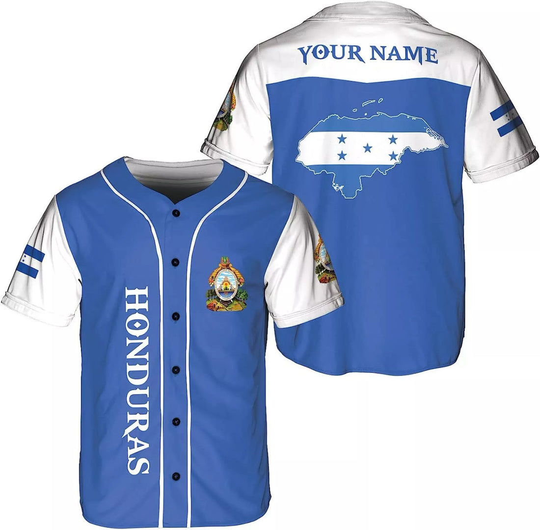 Custom Personalized Honduras Baseball Jersey, Camisa Honduras Hombres Honduras Baseball