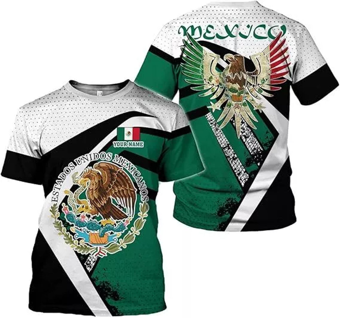 Custom Mexico Shirts for Men Mexico Shirts for Women T-Shirt