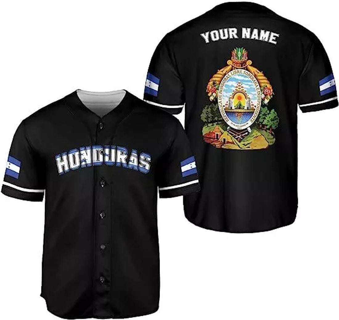 Custom Personalized Honduras Baseball Jersey Camisa Honduras Hombres Honduras Baseball