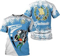 Custom Guatemala Shirt 3D Camisas Guatemala Flag Shirts Guatemalan Pride T-Shirt