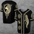 Wolf Sons of Odin Valhalla Await 3D Baseball Jersey Size S-5XL