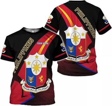 Custom Philippines Shirts 3D, Filipino Flag Pride Shirt Philippines Shirt Flag