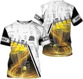 Custom Disc Golf T-Shirt 3D All Over Printing S-5XL Disc Golf Shirts for Men