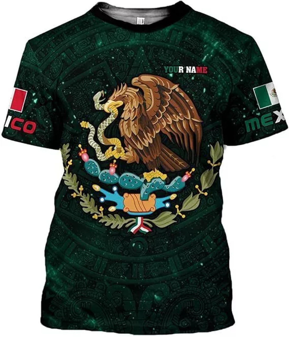 Custom Mexican Shirts for Men 3D Custom Mexico Shirts for Men Mexico Shirts for Women