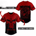 Custom Foo Fighters Baseball Jersey 3D All Over Printed, Shirt All Size S To 5Xl Gift F
