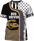 Custom Bus Driver Shirts, School Bus Shirt Funny Gifts, Bus Driver T-Shirt