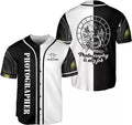 Custom Personalized Photography Jersey Shirts, Photographer Baseball Jersey Shirt