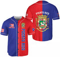Custom Personalized Puerto Rico Puerto Rican Baseball Shirt Custom Team Name Puerto Baseball Jersey