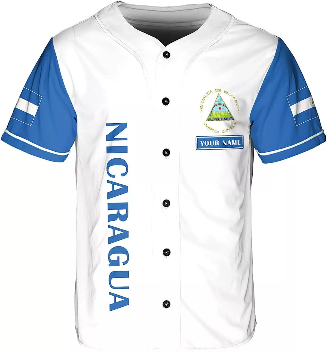 Custom Personalized Nicaragua Baseball Jersey Shirt Nicaraguan Camisas Shirts Nicaragua