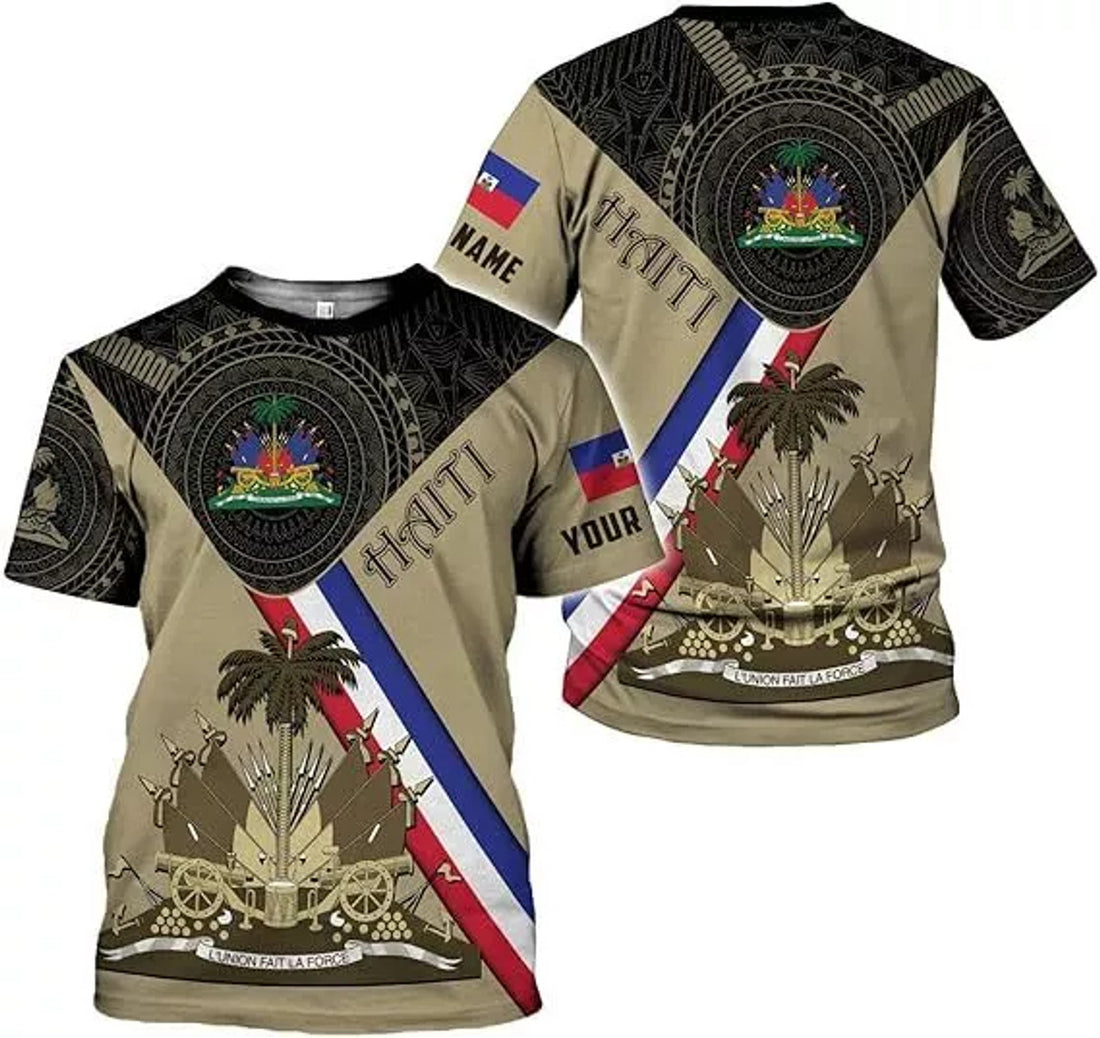 Custom Haiti Shirt Haiti T-Shirt Haiti Shirts for Men Women Haitian Pride