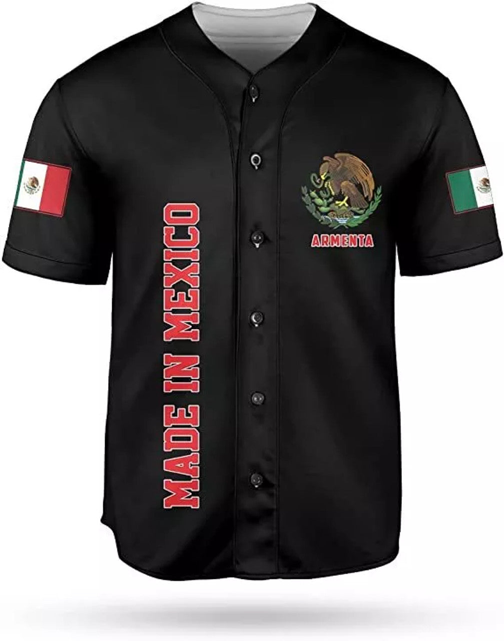 Mexico Mexican Baseball Shirt, Customize Team Name Mexican Aztec Baseball Jersey