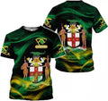 Custom Jamaica Shirts for Women and Mens Jamaica Flag Shirt Gift for