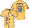 Custom Personalized Name New Jersey Baseball Jersey Shirts NJ New Jersey State Shirts f