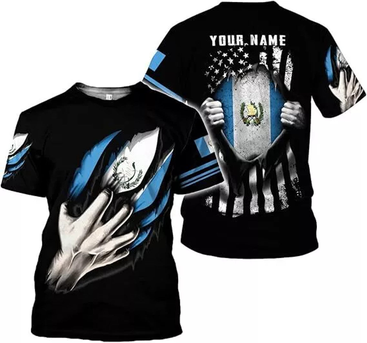 Custom Guatemala Shirt 3D Camisas Guatemala Flag Shirts Guatemalan Pride