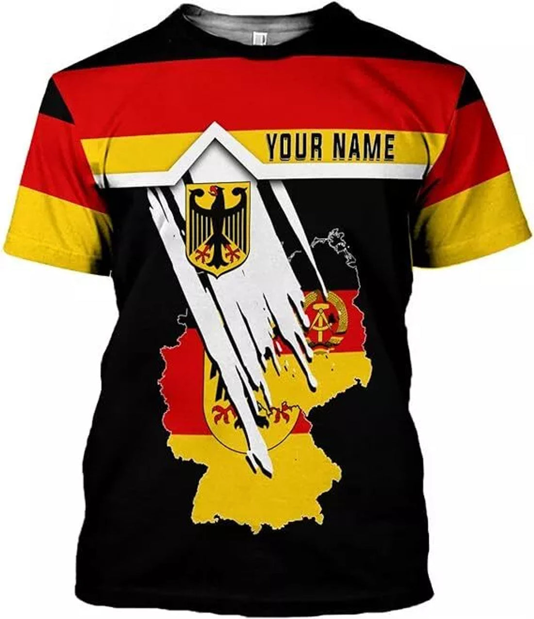 Germany Shirt 3D Custom German Shirt gift for Men and Women German Flag Shirt