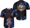 Custom Personalized Australia Baseball Jersey Shirt, Australia Flag Australian Kangaroo