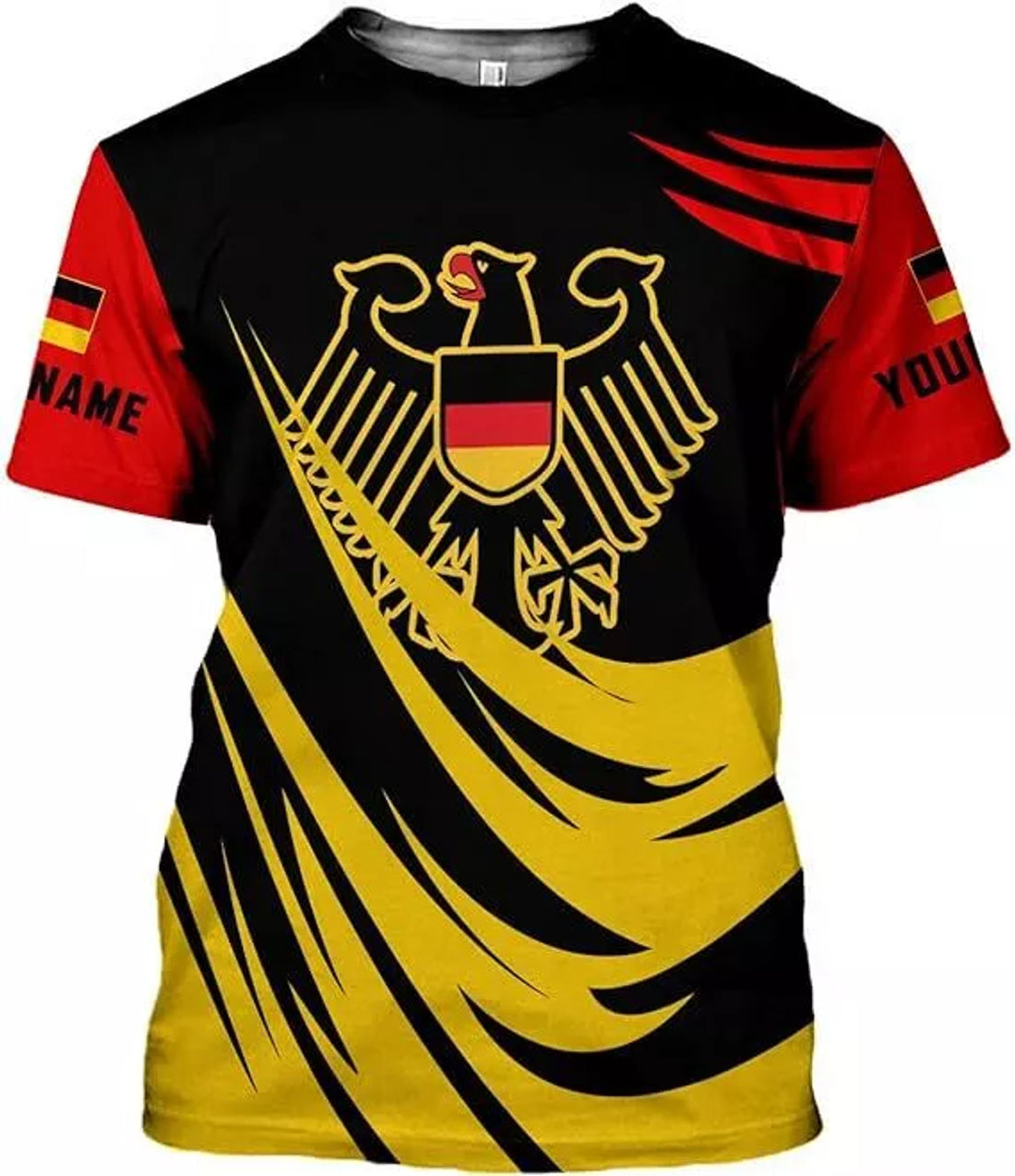 Custom Germany Shirt 3D Custom German Shirt gift for Men and Women German Flag Shirt