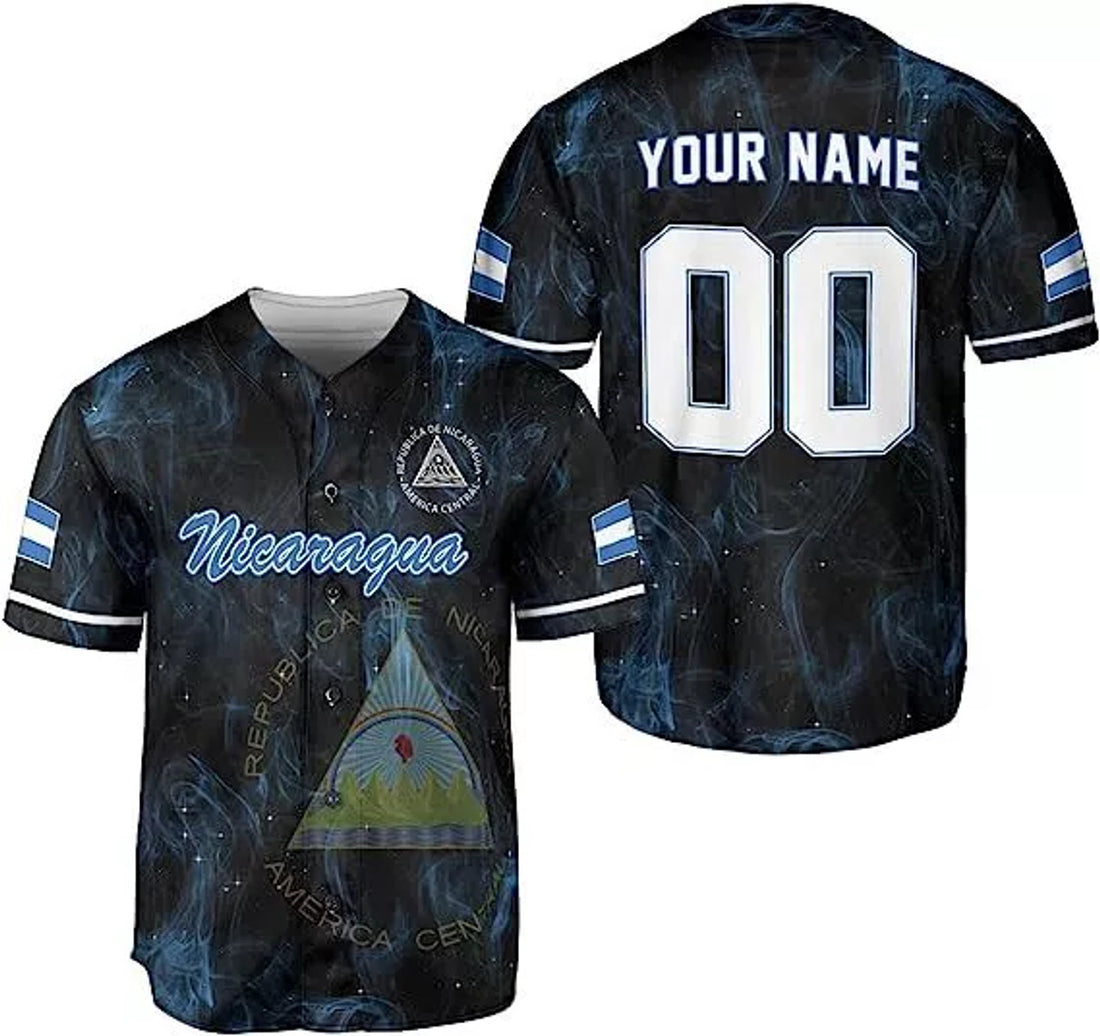 Custom Personalized Nicaragua Baseball Jersey Shirt Custom Nicaraguan Baseball Jersey f