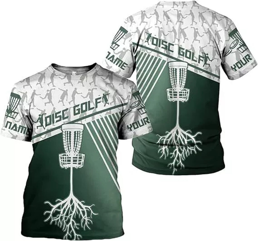 Custom Disc Golf T-Shirt 3D All Over Printing S-5XL Disc Golf Shirts for Men