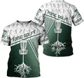 Custom Disc Golf T-Shirt 3D All Over Printing S-5XL Disc Golf Shirts for Men