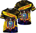 Custom Ecuador Shirt 3D, Ecuador Ecuadorian Flag Pride Gift T-Shirt