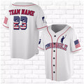 Custom Name Number Cornhole Flag 3D All Over Print Baseball Jersey S-5XL