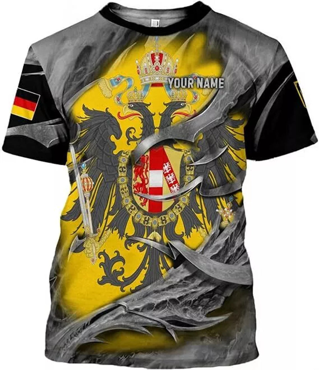 Custom Germany Shirt 3D Custom German Shirt gift for Men and Women German Flag