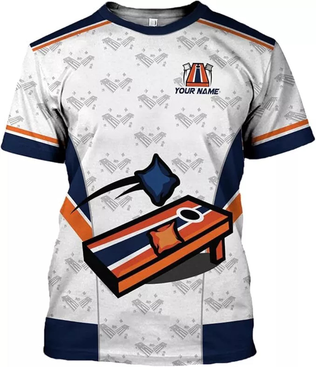 Custom Cornhole Shirt 3D Cornhole Player T-Shirt for Team Cornhole Shirt Uniform