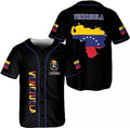 Custom Name Venezuela Baseball Jersey Proud Venezuelan Flag Jersey for Men Wome