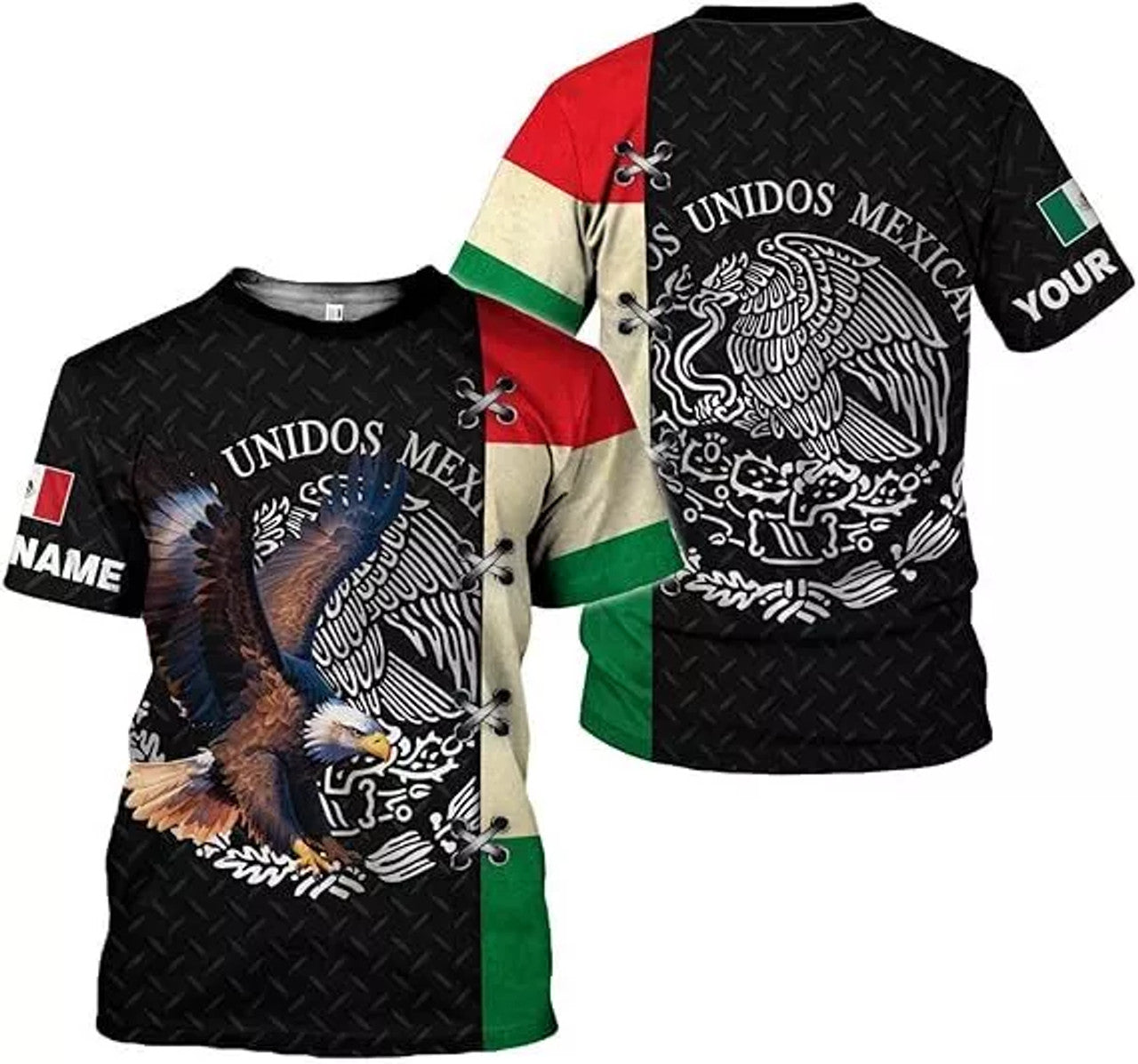 Custom Mexican Shirts for Men 3D Custom Mexico Shirts for Men Mexico