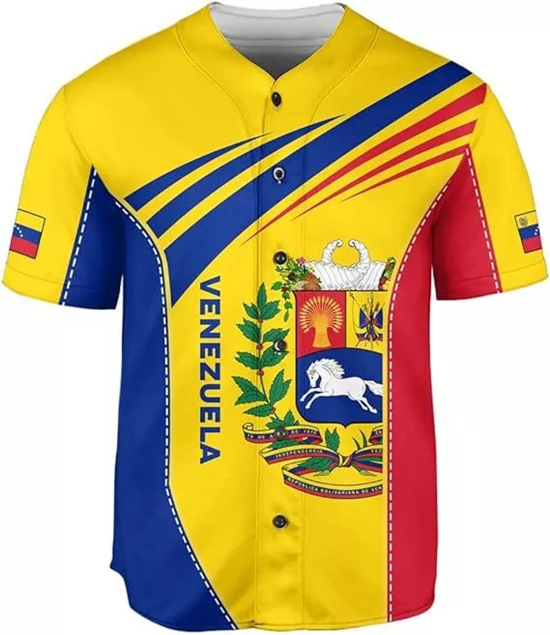 Custom Venezuela Baseball Jersey, Camisa De Venezuela, Venezuelan Jers