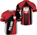 Custom Poland Baseball Jersey Shirt Women & Men, Polska Tshirt