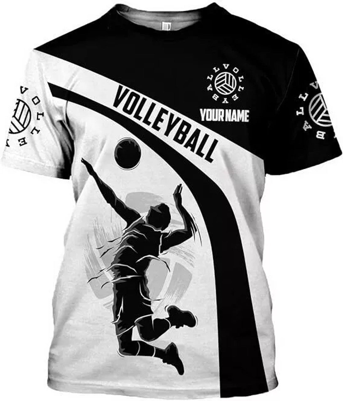 Custom Volleyball Shirt Volleyball Shirts for Men Volleyball Players T-Shirt 3D