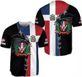 Custom Personalized Dominican Republic Baseball Jersey Shirt,Team Name Republic Dominic