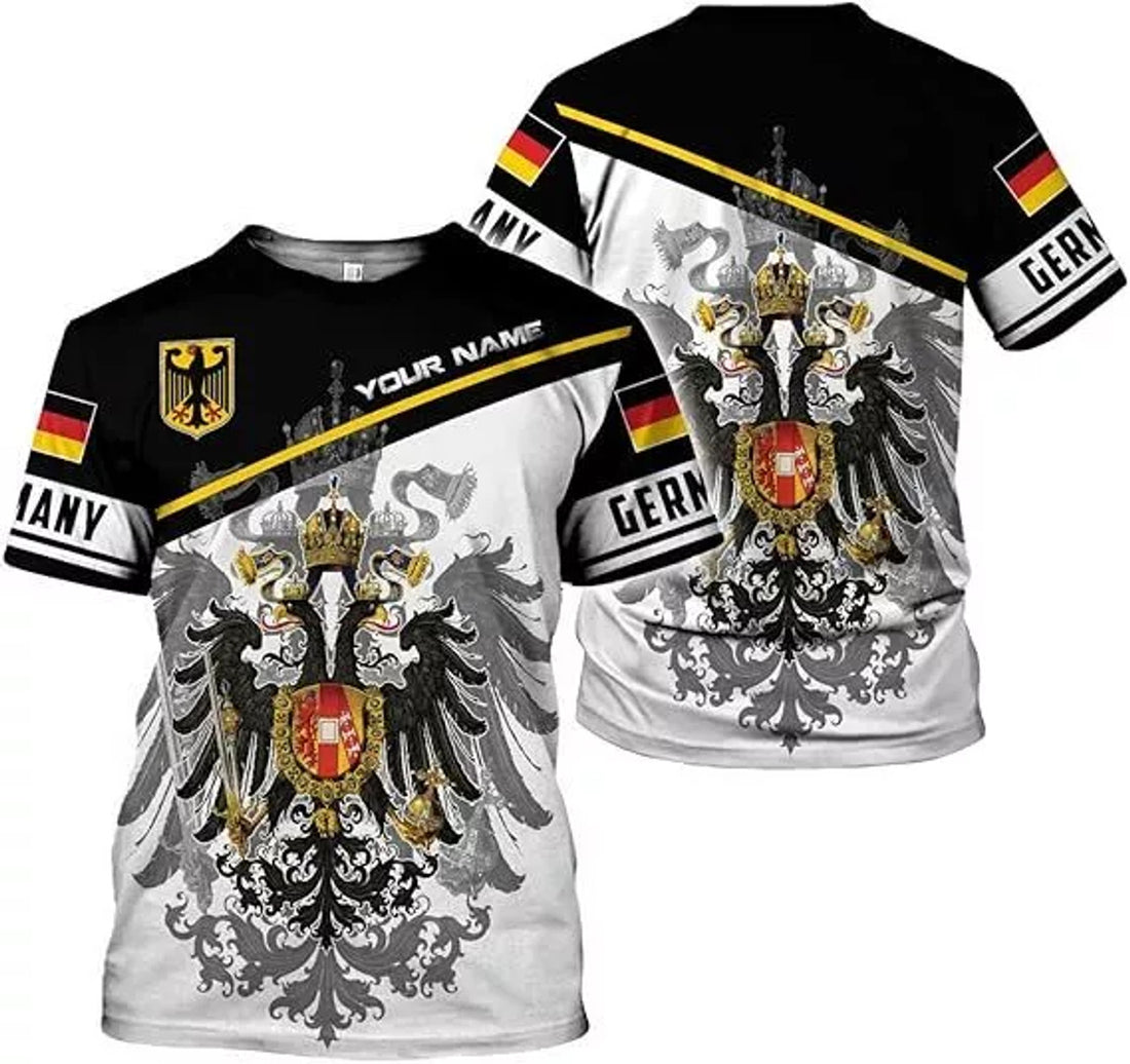 Custom Germany Shirt 3D Custom German Shirt gift for Men and Women German Flag