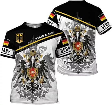 Custom Germany Shirt 3D Custom German Shirt gift for Men and Women German Flag